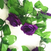 Silk roses garland, view 7 - MRSLM