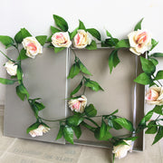 Silk roses garland, view 15 - MRSLM
