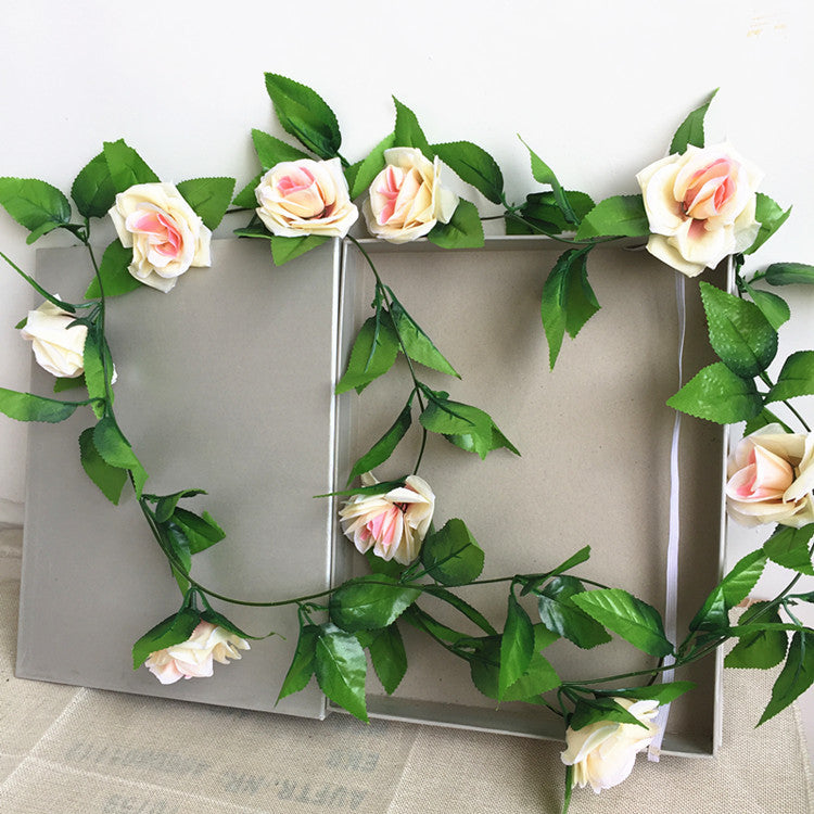 Silk roses garland, view 15 - MRSLM