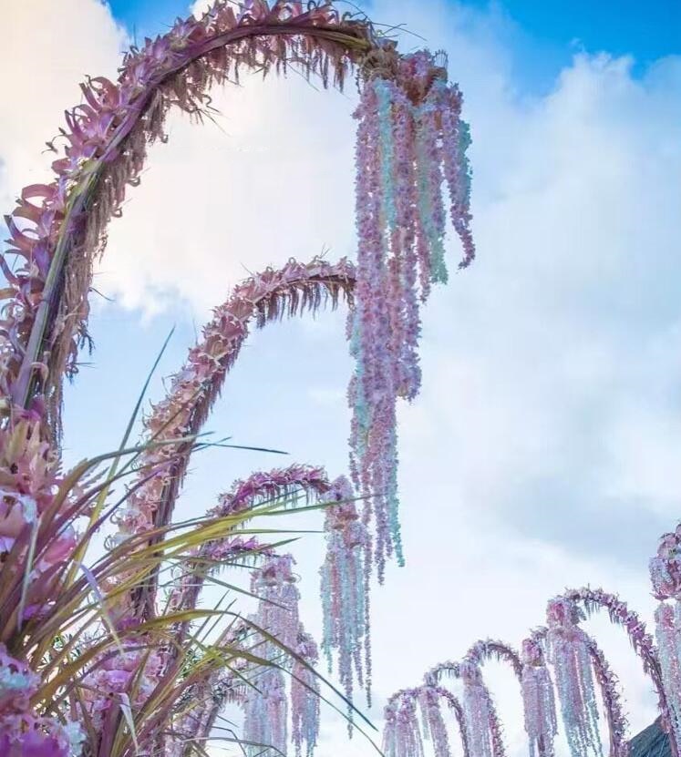 artificial wisteria silk flowers, view 23 - MRSLM