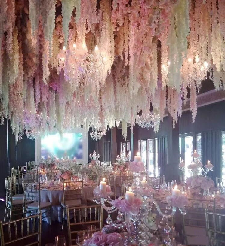 artificial wisteria silk flowers, view 24 - MRSLM