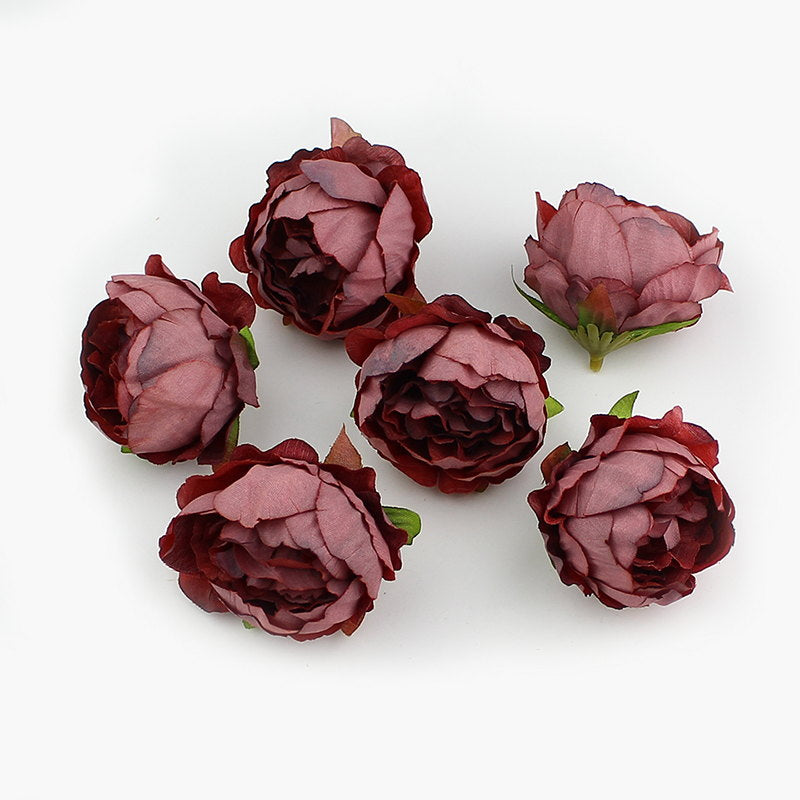 diy silk artificial peony flowers, view 5 - MRSLM