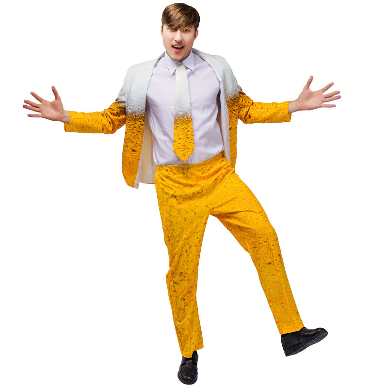 beer themed men's suit, view 3 - MRSLM