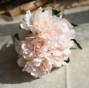 artificial peony flower branches, view 3 - MRSLM