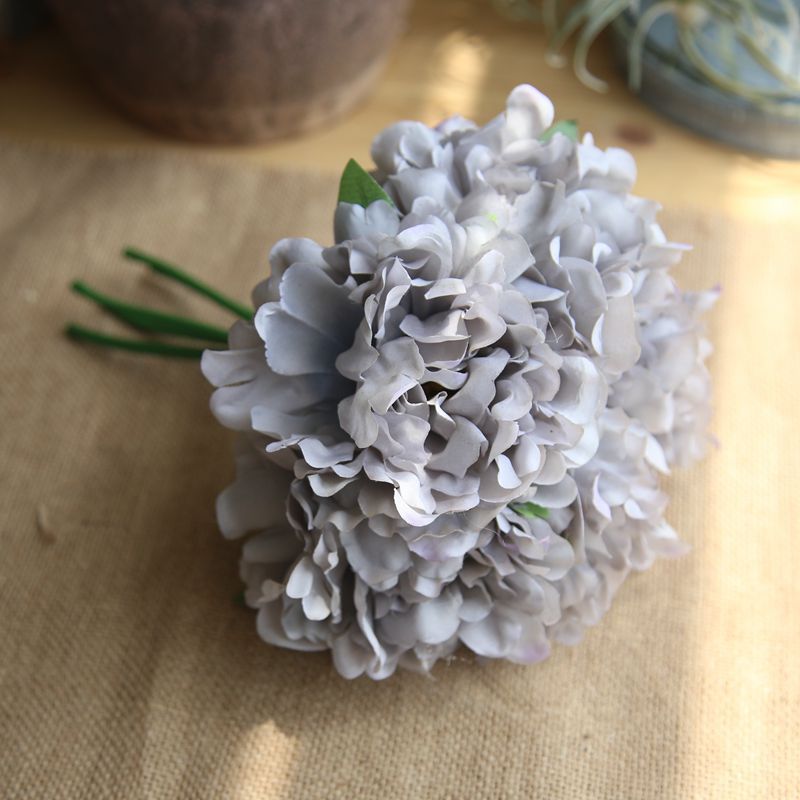 artificial peony flower branches, view 7 - MRSLM