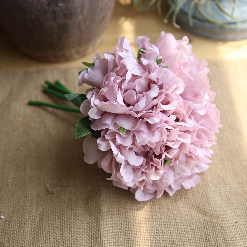 artificial peony flower branches, view 8 - MRSLM