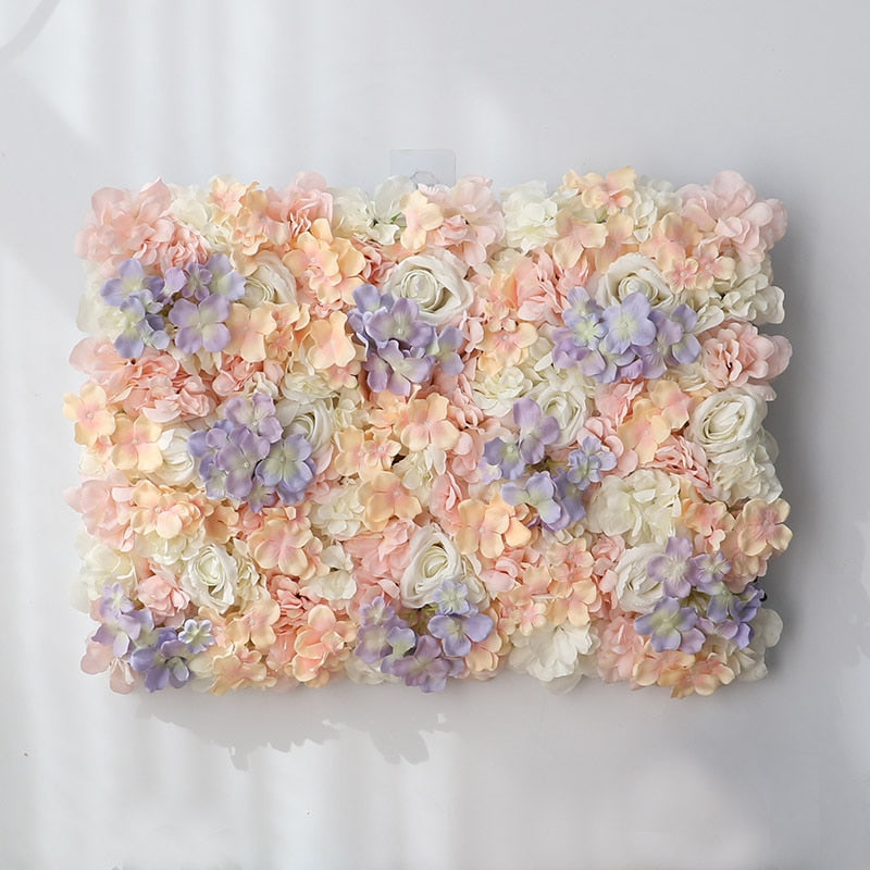 artificial flowers decorative wall, view 6 - MRSLM