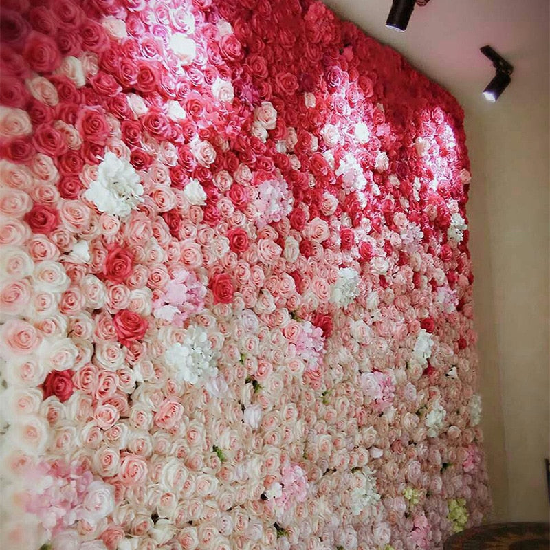 artificial silk rose flower decor - MRSLM