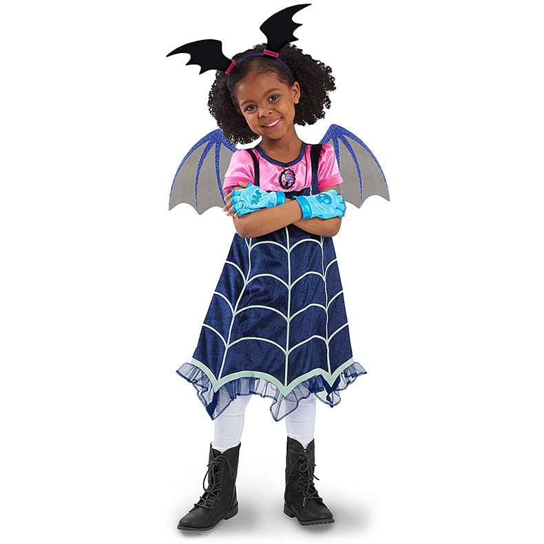 little vampire costume for girls, view 4 - MRSLM