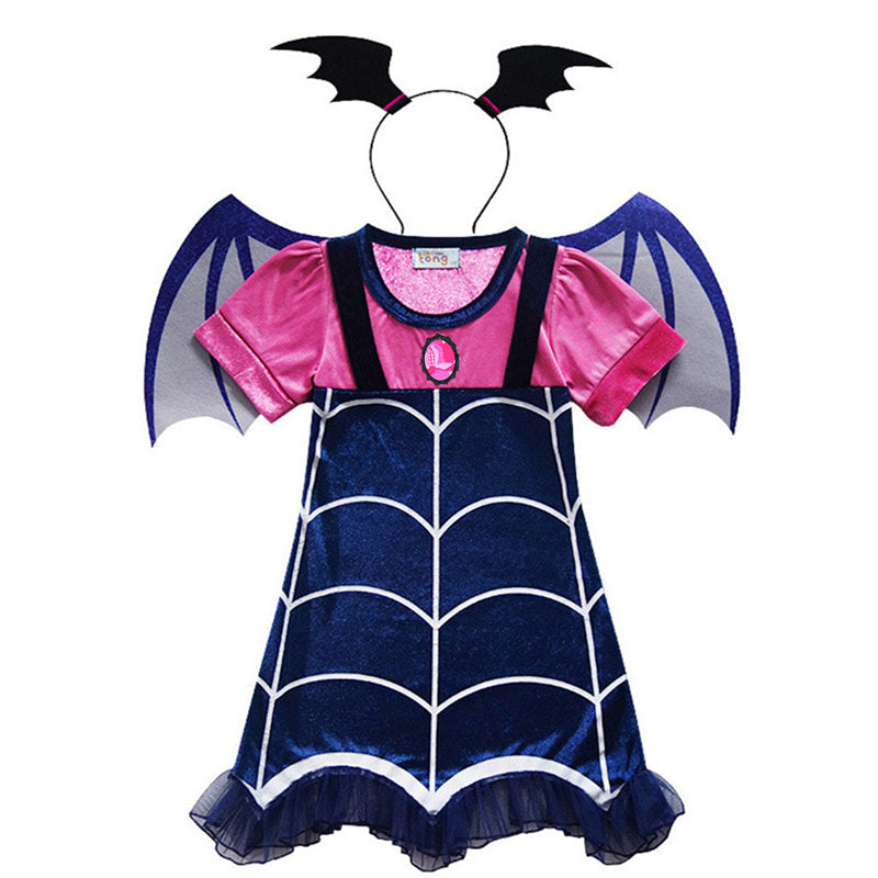 little vampire costume for girls, view 3 - MRSLM