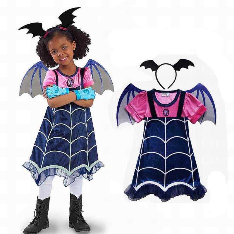 little vampire costume for girls, view 5 - MRSLM