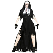 women's nun halloween costume, view 2 - MRSLM