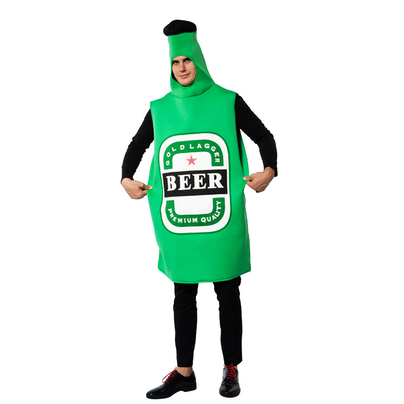 men's beer bottle costume, view 4 - MRSLM