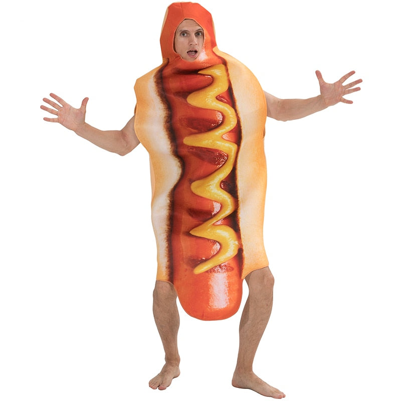 men's hot dog party costume, view 4 - MRSLM