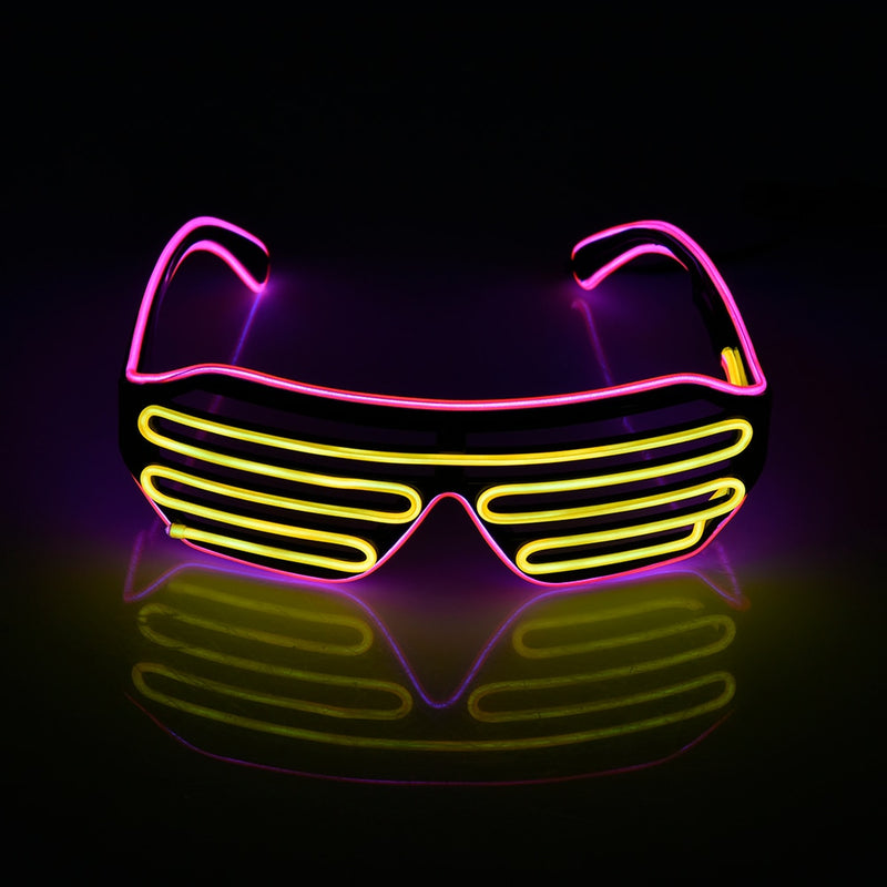 colorful luminous dj glasses, view 21 - MRSLM