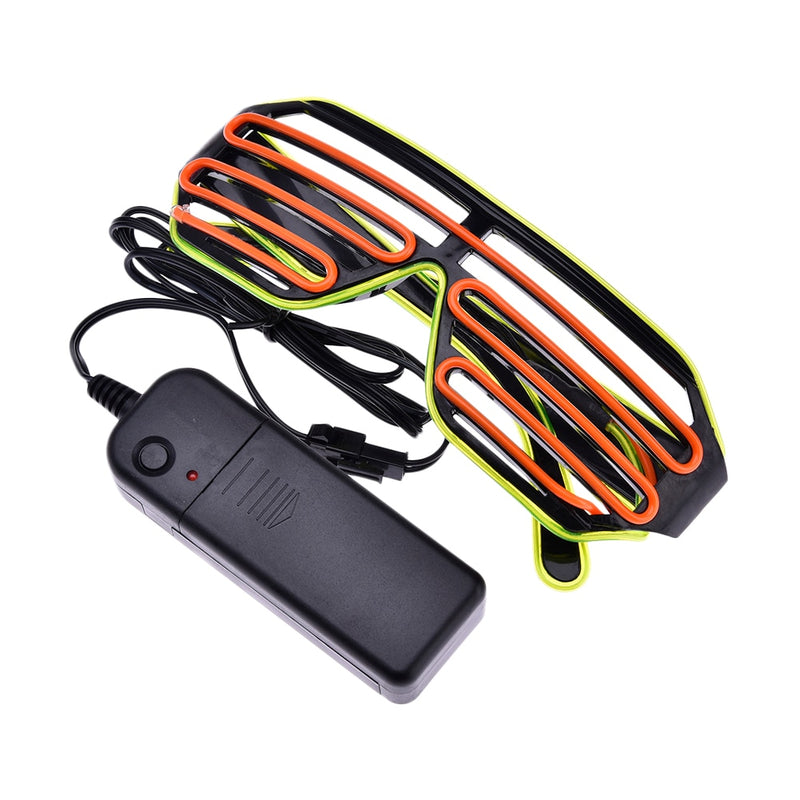 colorful luminous dj glasses, view 13 - MRSLM
