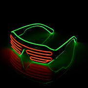 colorful luminous dj glasses, view 4 - MRSLM