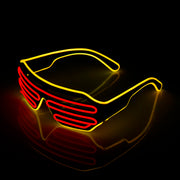 colorful luminous dj glasses, view 5 - MRSLM