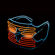 colorful luminous dj glasses, view 7 - MRSLM