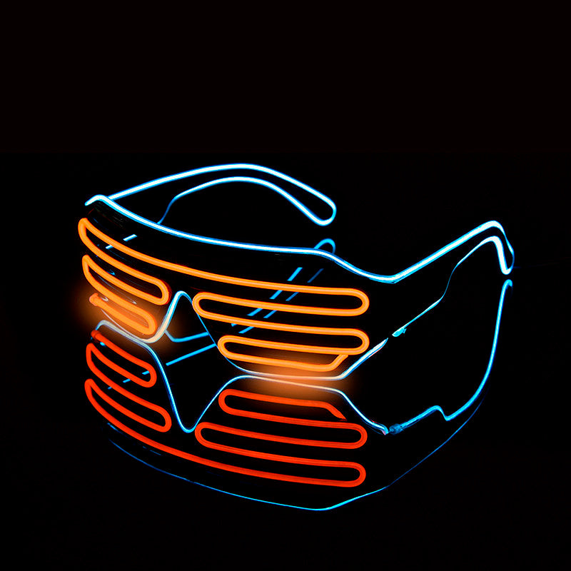 colorful luminous dj glasses, view 7 - MRSLM