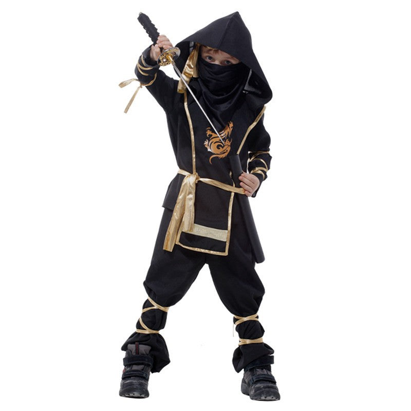 Boy's ninja Halloween costume set, view 12 - MRSLM