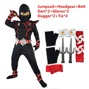 Boy's ninja Halloween costume set, view 6 - MRSLM