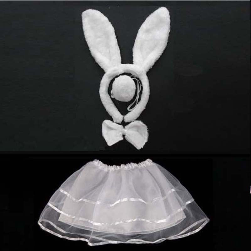 girl's rabbit costume set, view 4 - MRSLM