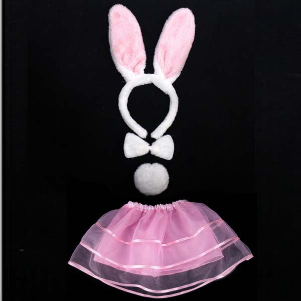 girl's rabbit costume set, view 2 - MRSLM