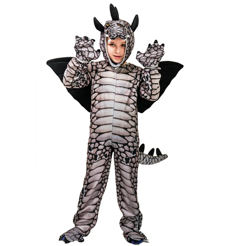 Halloween dinosaur costume for boys, view 8 - MRSLM
