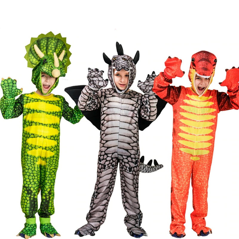 Halloween dinosaur costume for boys, view 5 - MRSLM