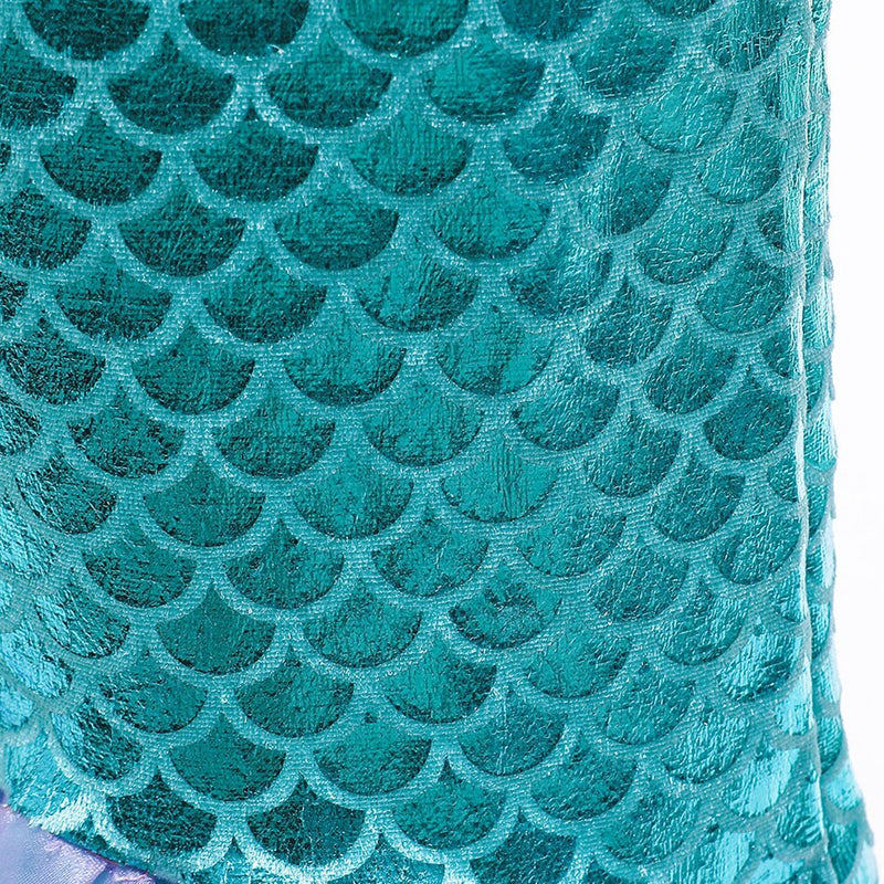 little girl mermaid costume, view 12 - MRSLM