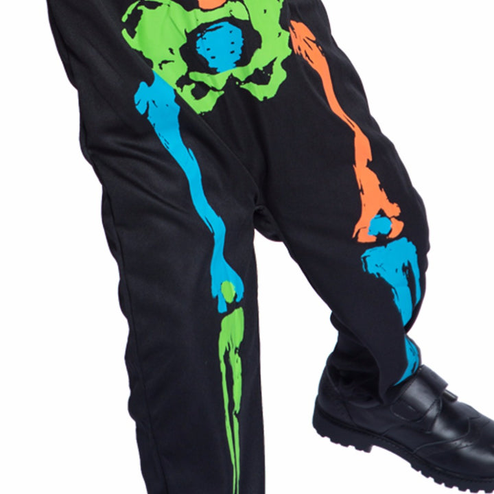 Boy's Colorful Skeleton Costume