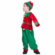 boy's christmas elf costume set, view 4 - MRSLM