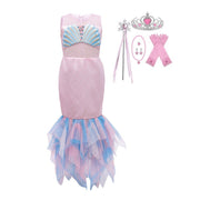 girl's mermaid costume, view 3 - MRSLM