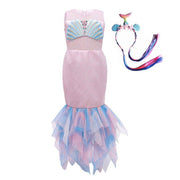 girl's mermaid costume, view 4 - MRSLM