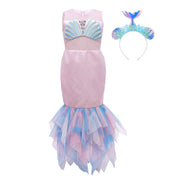 girl's mermaid costume, view 5 - MRSLM