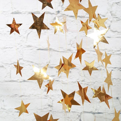 star shaped paper garland - MRSLM