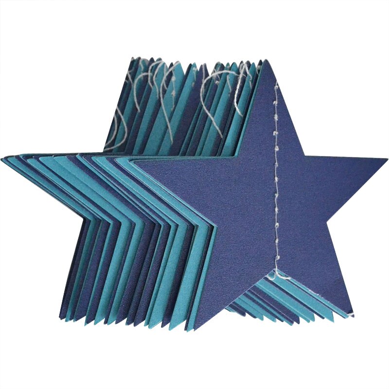 Star Shaped Paper Garland