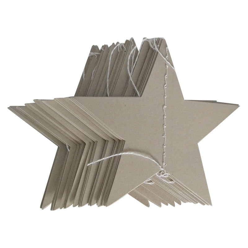 Star Shaped Paper Garland