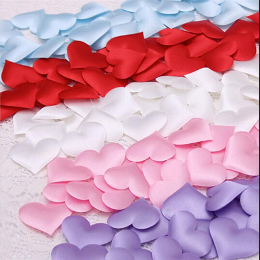 heart petals satin confetti - MRSLM