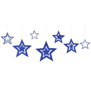 paper star hanging garland, view 2 - MRSLM