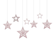 paper star hanging garland, view 7 - MRSLM