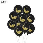 eid mubarak banner and balloons set, view 2 - MRSLM