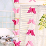 3D butterfly paper garland, view 13 - MRSLM