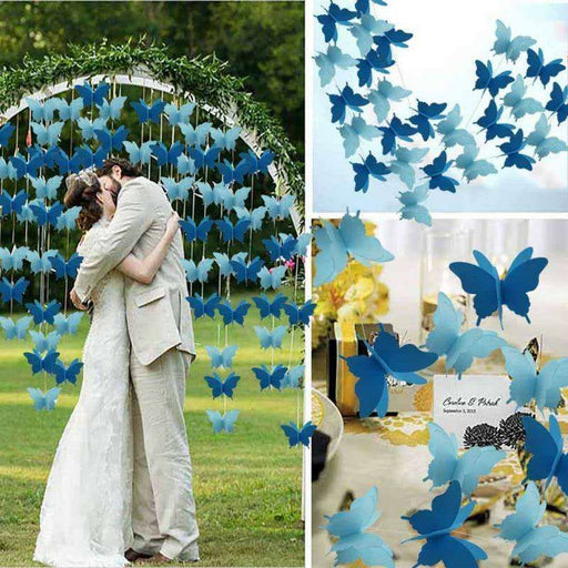 3D butterfly paper garland - MRSLM