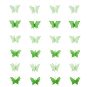 3D butterfly paper garland, view 4 - MRSLM