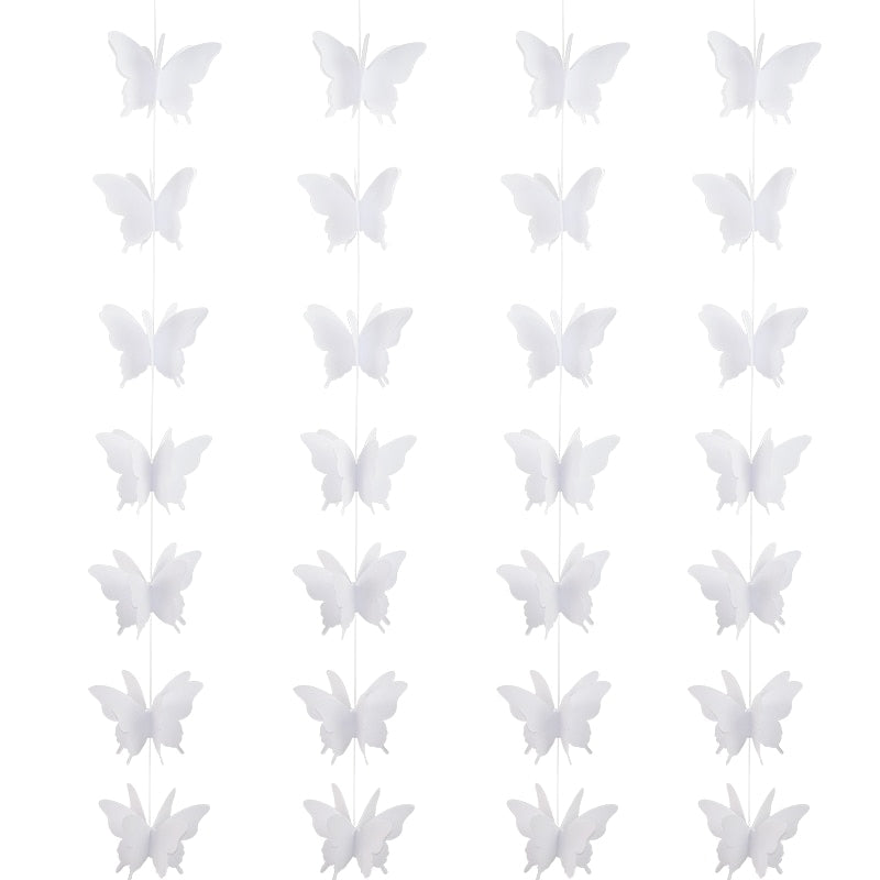 3D butterfly paper garland, view 8 - MRSLM