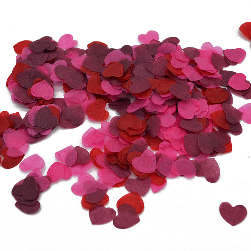 heart shaped paper confetti - MRSLM