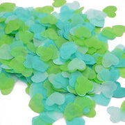 heart shaped paper confetti, view 2 - MRSLM