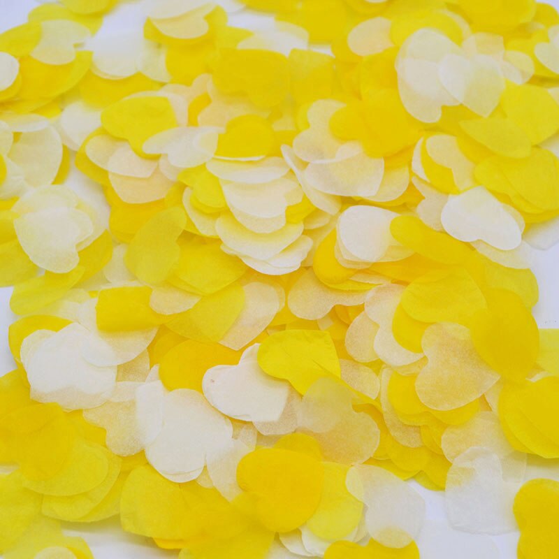 heart shaped paper confetti, view 4 - MRSLM
